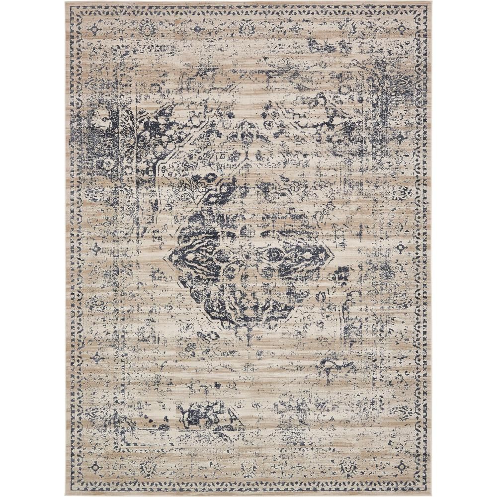 Chateau Hoover Dark Blue 9' 0 x 12' 0 Area Rug | The Home Depot