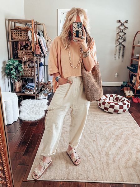 Some of my fave pants that are going on the third summer! 🔆
Pants S
Tank M/L
Top S
Sandals TTS 
Summer outfit, sandals, free people 

#LTKStyleTip #LTKOver40 #LTKSeasonal