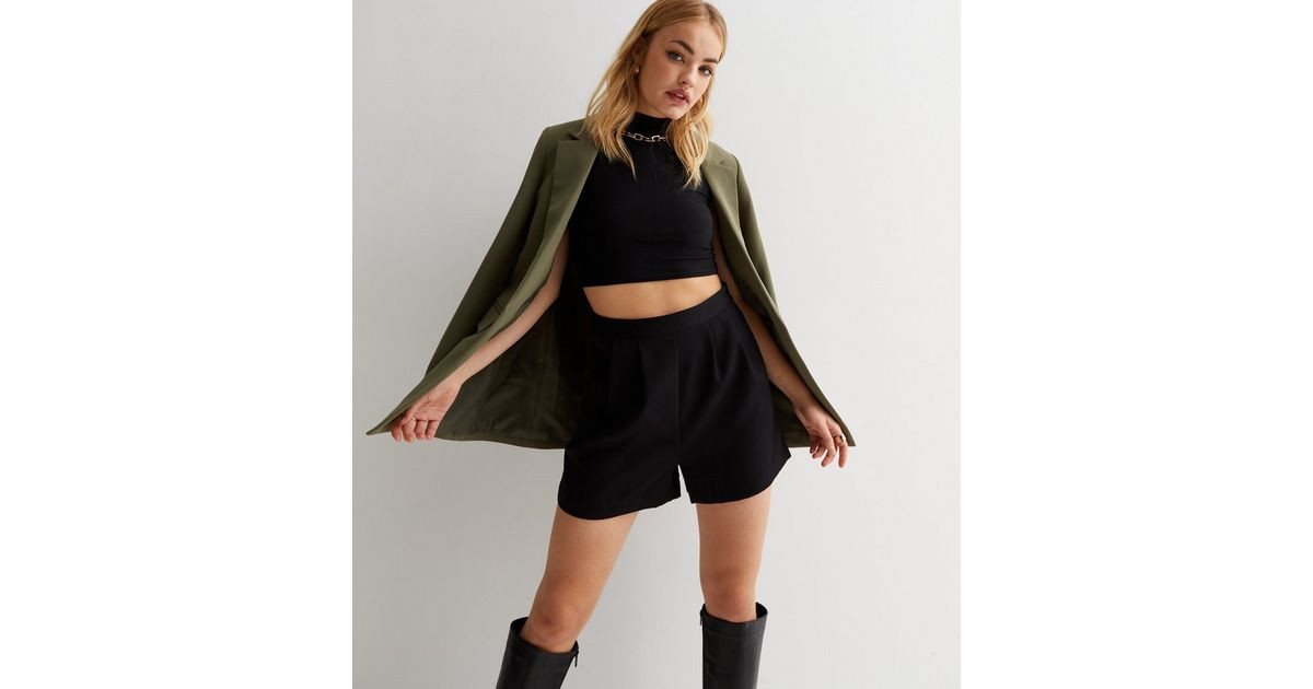Black High Waisted Tailored Shorts
						
						Add to Saved Items
						Remove from Saved Items | New Look (UK)