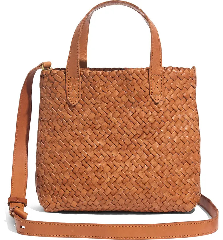 The Small Transport Crossbody: Woven Leather Edition | Nordstrom