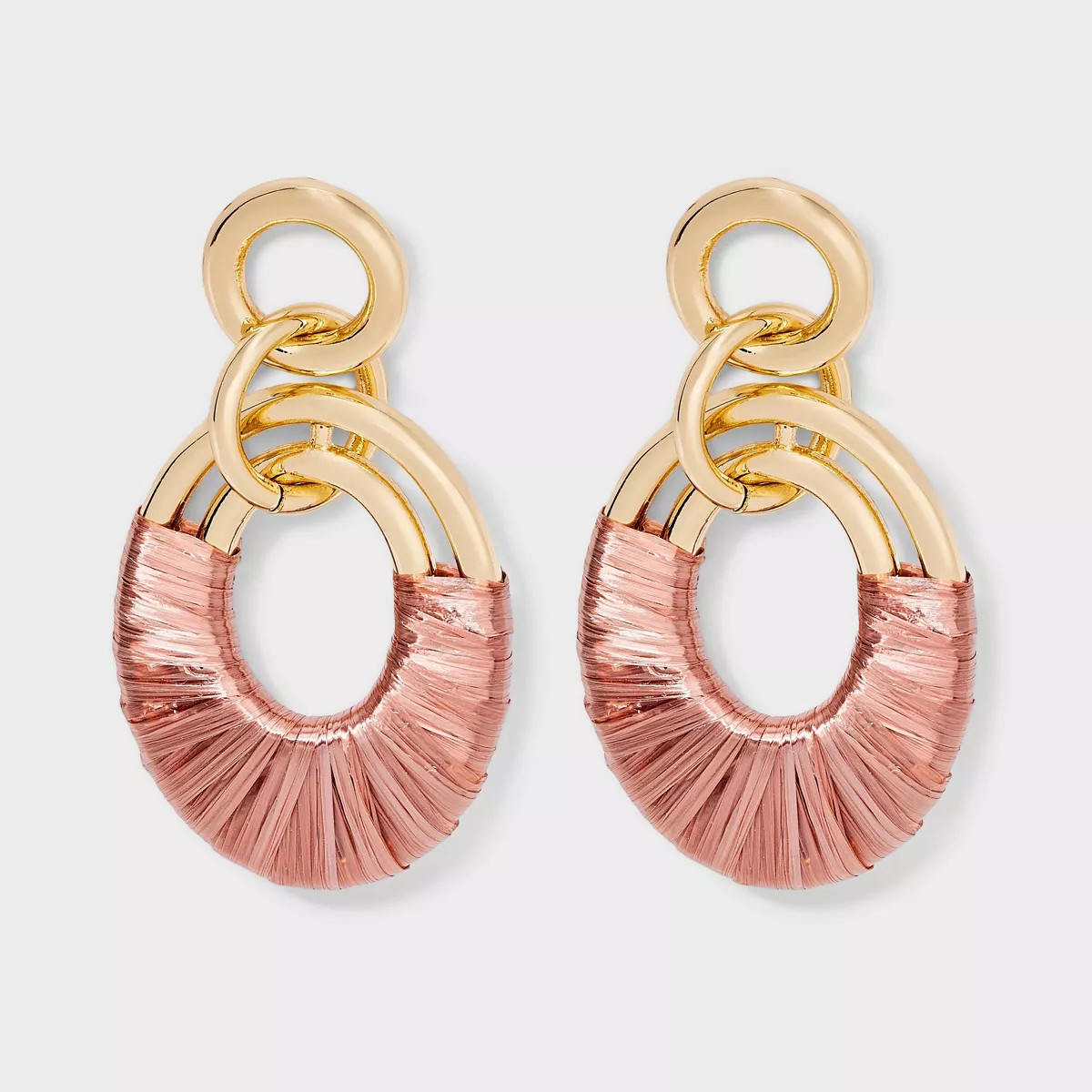 SUGARFIX by BaubleBar Door Knocker Statement Earrings - Gold/Brown | Target