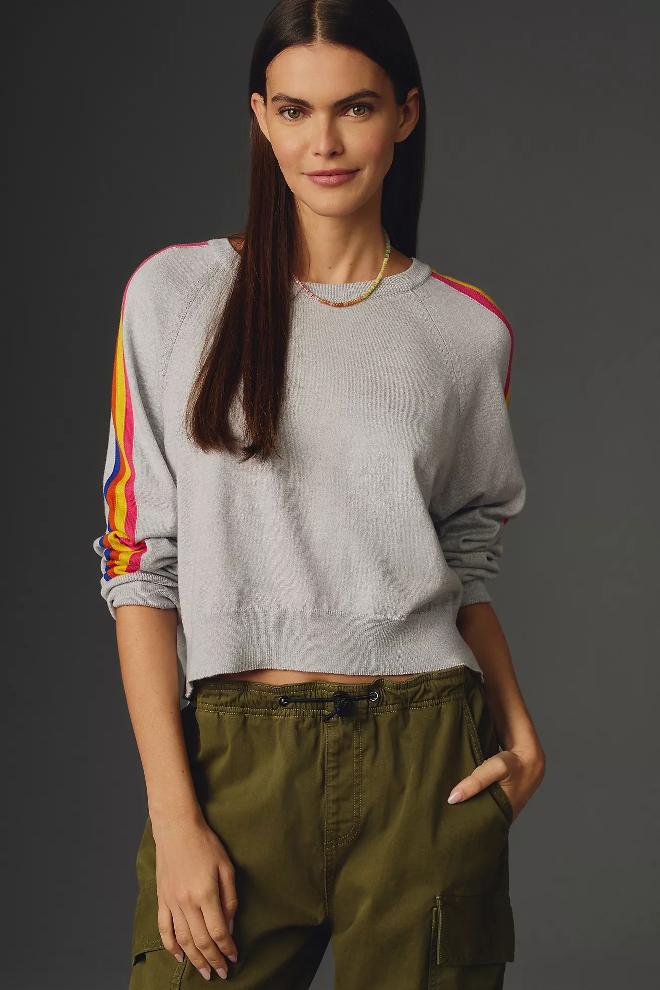 Maeve Striped Pullover Sweater | Anthropologie (US)