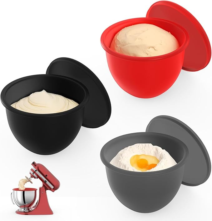 Silicone Liners for KitchenAid Tilt-Head 5QT Stand Mixers, Mixing Bowl Liner Replacement for Kitc... | Amazon (US)