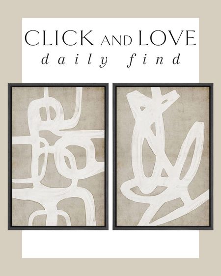 Daily find! Abstract art on a budget 🖤 split the set or style together over a headboard or console. 

Abstract art, framed art, canvas art, neutral art, budget friendly art, art under $100, wall decor, wall art, Living room, bedroom, guest room, dining room, entryway, seating area, family room, curated home, Modern home decor, traditional home decor, budget friendly home decor, Interior design, look for less, designer inspired, Amazon, Amazon home, Amazon must haves, Amazon finds, amazon favorites, Amazon home decor #amazon #amazonhome



#LTKStyleTip #LTKFindsUnder100 #LTKHome