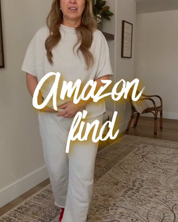Effortlessly chic and oh-so-comfy! This two-piece lounge set from Amazon is the perfect blend of style and comfort. The batwing sleeve top and wide-leg pants make it ideal for lounging at home or running errands in style. Pair it with bright sneakers for a pop of color! Find this gem linked in my bio. 🌟 #AmazonFind #LoungeSetLove #CasualStyle


#LTKStyleTip #LTKMidsize #LTKOver40