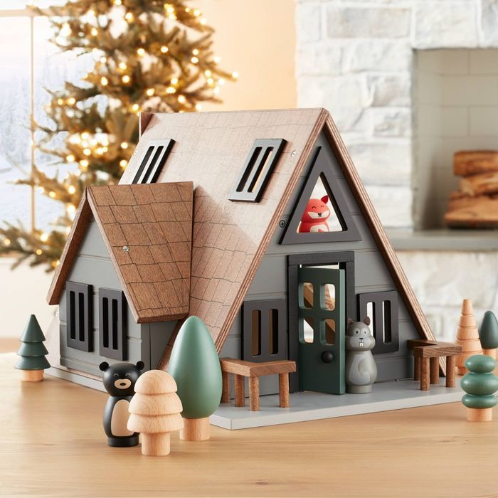 Toy A-Frame Cabin Dollhouse - Hearth & Hand™ with Magnolia | Target