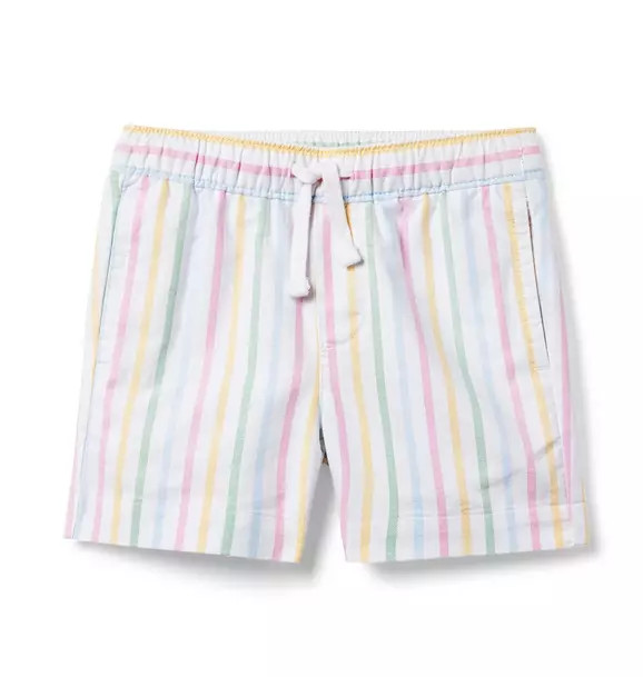 Striped Oxford Pull-On Short | Janie and Jack
