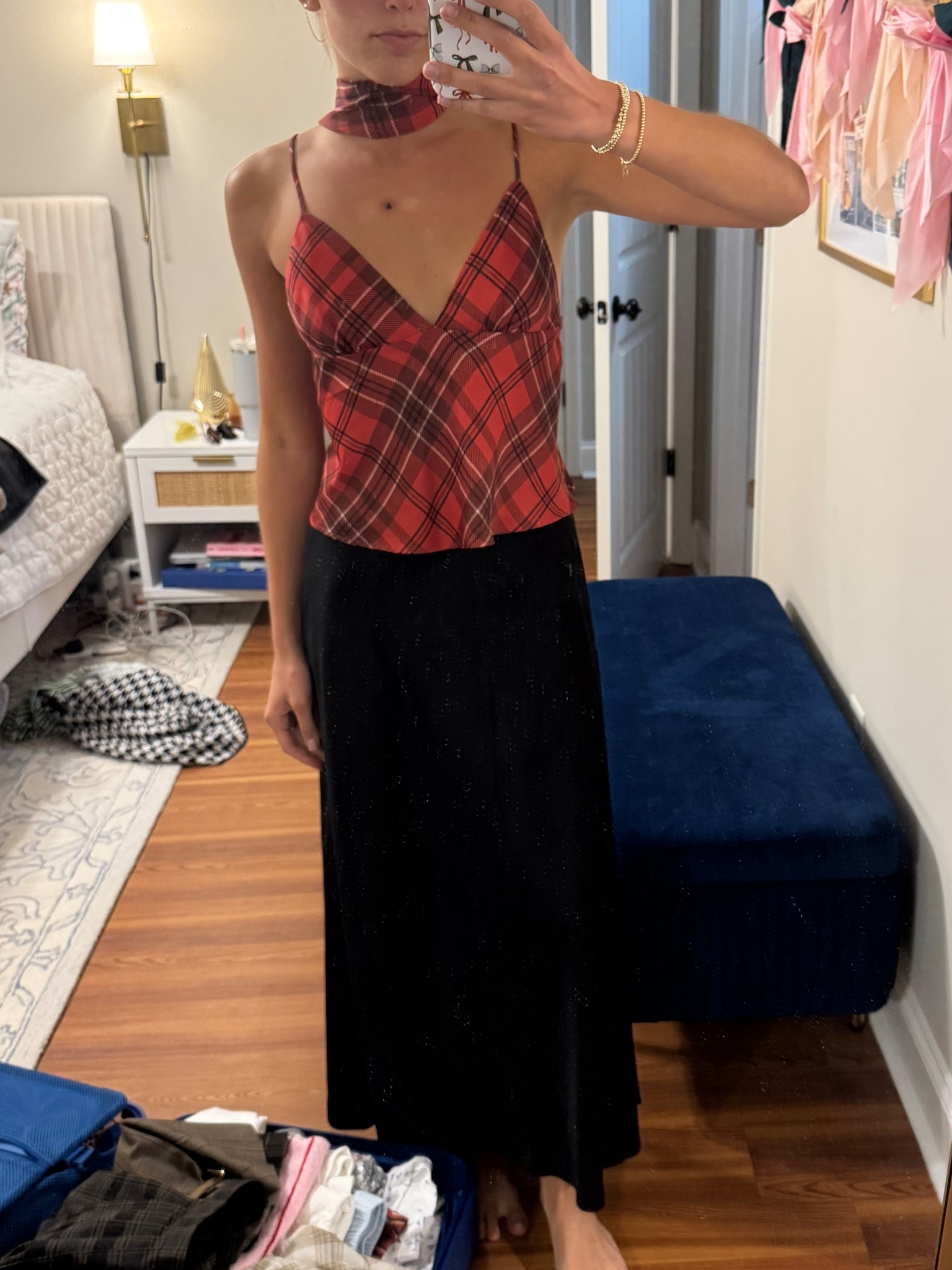 Working on some Christmas outfit inspo! Wearing an XS in both! Get 30% off my top with code ANTHRO30 

#LTKGiftGuide #LTKCyberWeek #LTKHoliday