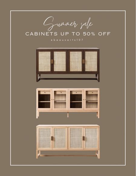 Huge discount on these beautiful sideboards/cabinets on sale for the summer tent sale right now! 

#LTKSaleAlert #LTKStyleTip #LTKHome