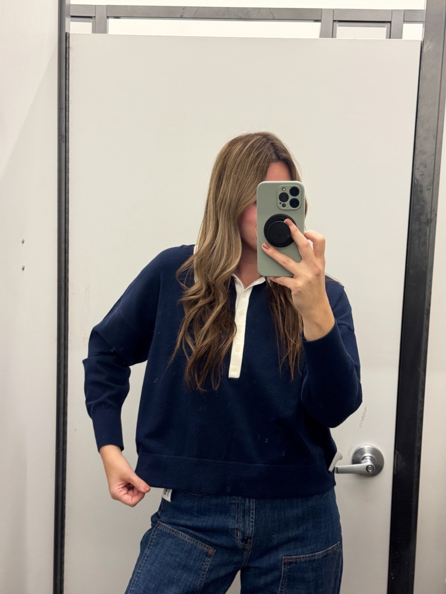 Old navy try-on, this chic cropped polo!

#LTKgrwm #LTKTall #LTKootd