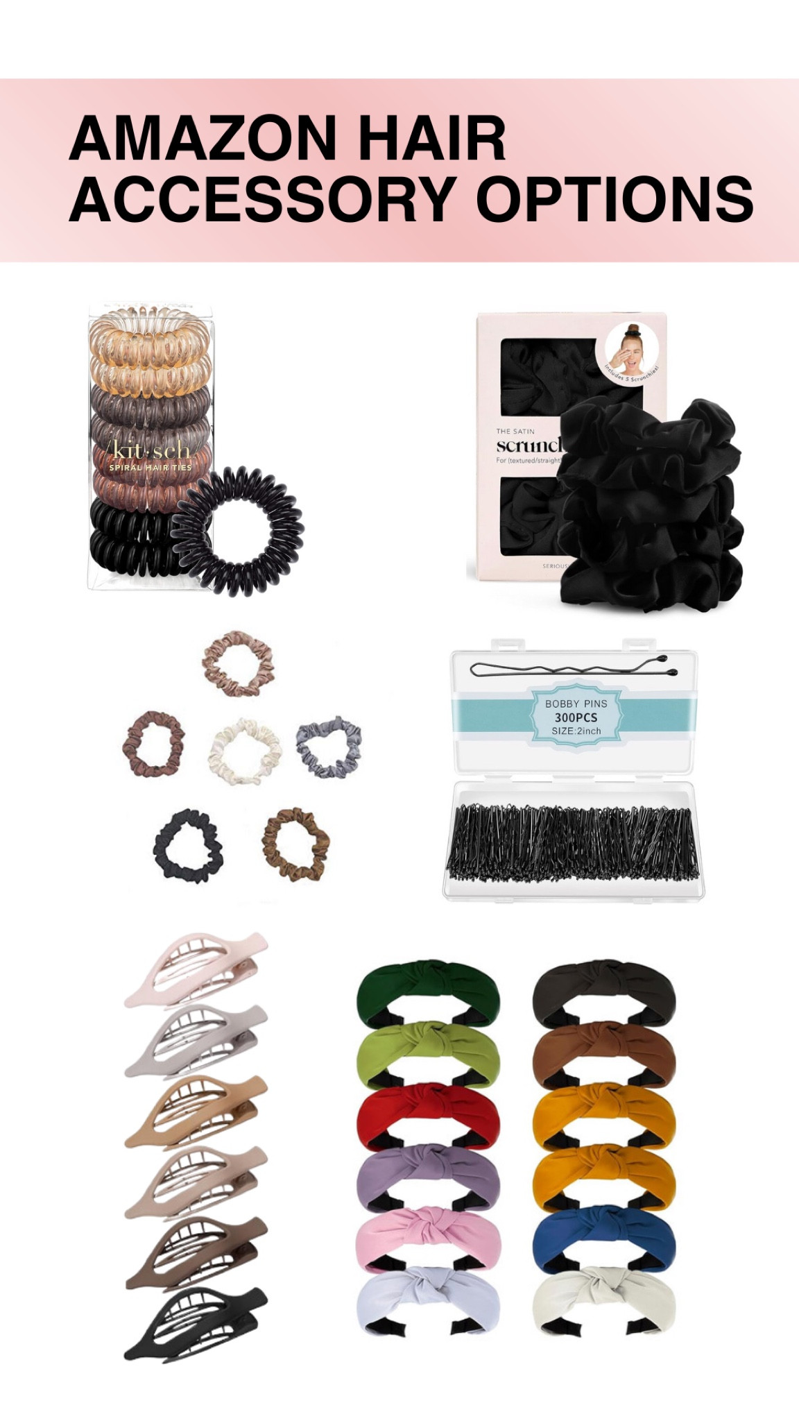 Here are some of the hair accessories I have purchased from Amazon and use on my relaxed hair. Others I have my eye one for when I can work them into my hair budget.

#LTKStyleTip #LTKFindsUnder50 #LTKBeauty