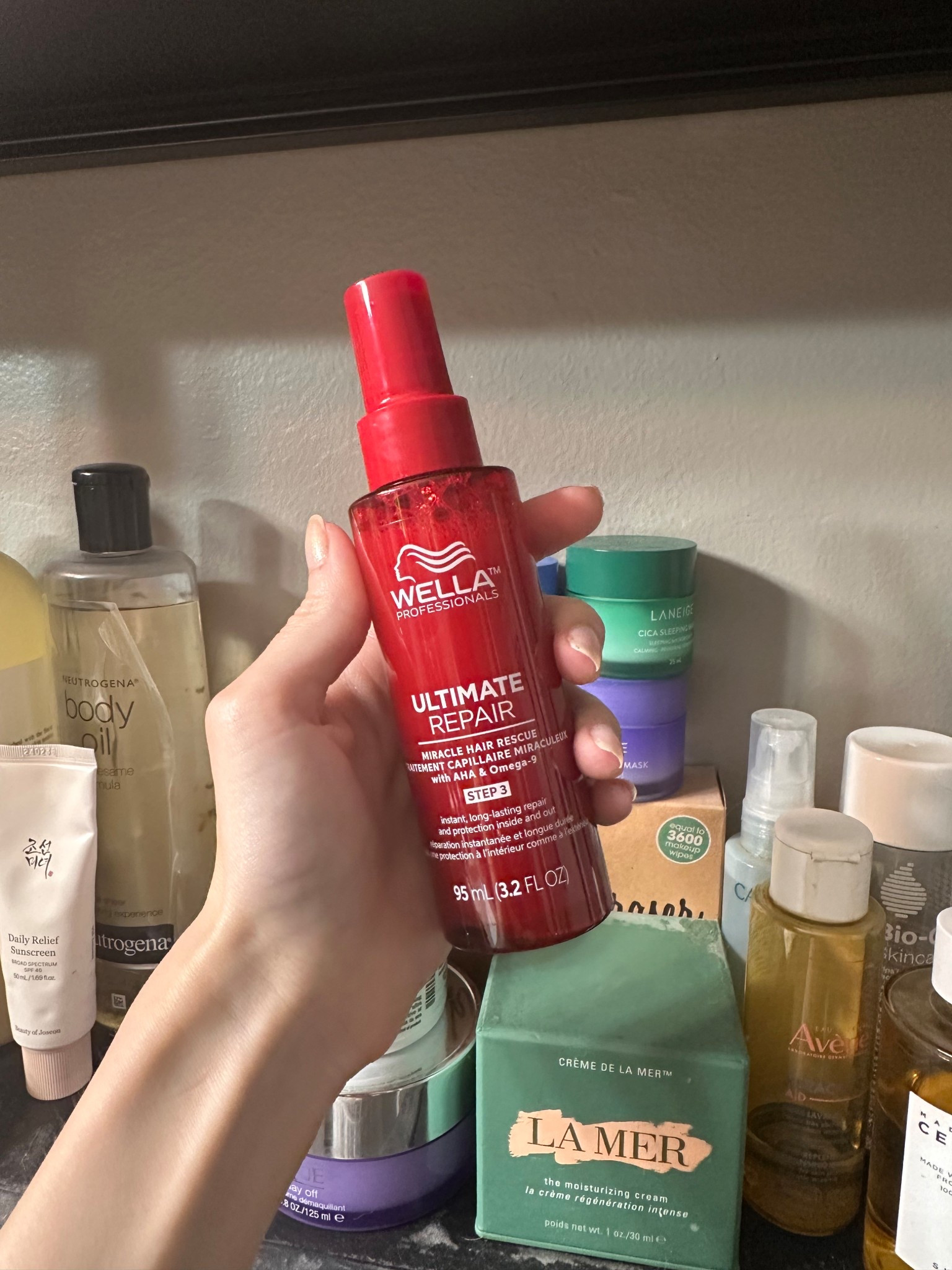Frey bottle just arrived. Total miracle product 

Wella hair | wella ultimate repair | fine hair | damaged hair | color treated hair 

#LTKFindsUnder100 #LTKWatchNow #LTKBeauty
