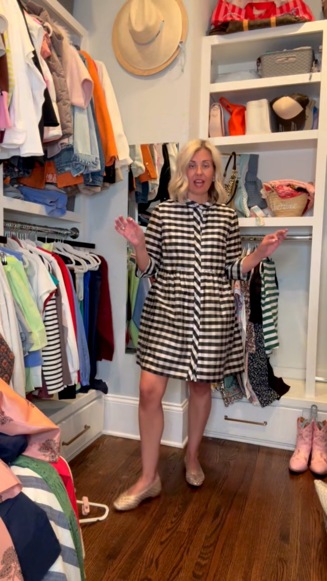 The most yes dress in your closet! I’m in small dress and 7.5 flats (1/2 size down)

#LTKSaleAlert #LTKOver40 #LTKSeasonal