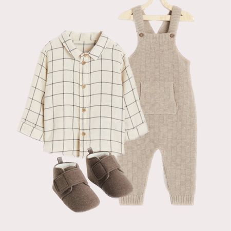 baby boy fall wardrobe | toddler boy outfits for family photos | neutral baby boy outfits | winter outfits for baby | baby knit overalls | button up for baby | dressy baby shoes | toddler capsule wardrobe ideas 

#LTKSeasonal #LTKHoliday #LTKbaby