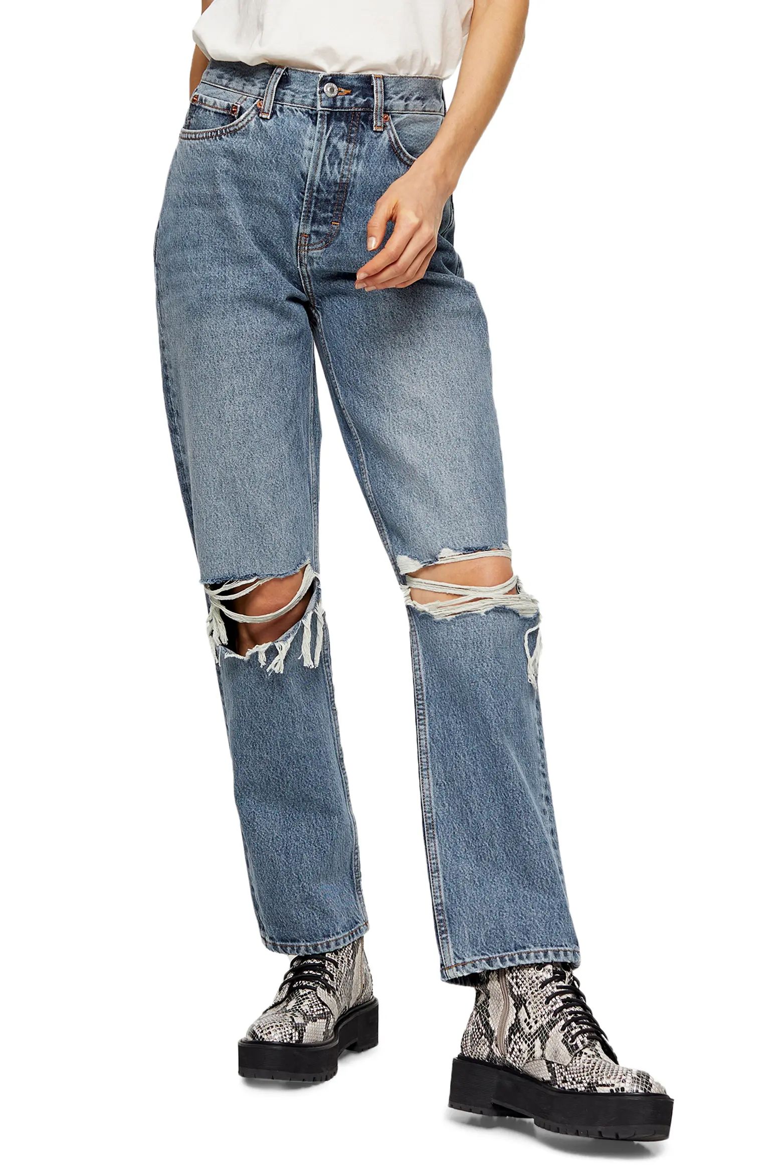 Ripped Dad Jeans | Nordstrom