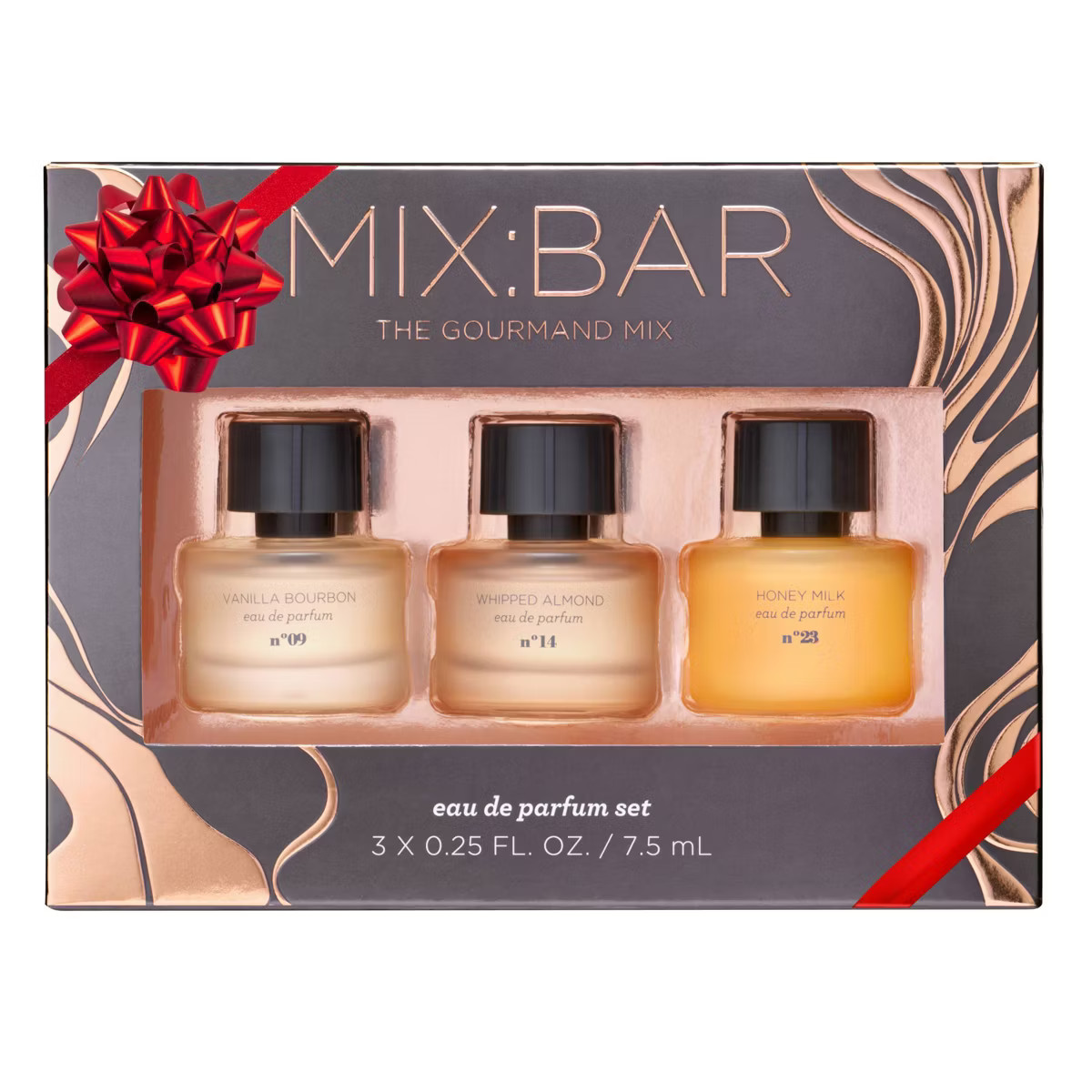 MIX:BAR Mini EDP Trio Gift Set - Vanilla Bourbon + Whipped Almond + Honey Milk - 3pc | Target