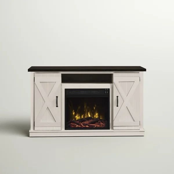 Lorraine TV Stand for TVs up to 55" with Fireplace Included | Wayfair North America