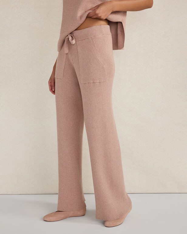 Organic Cotton Cashmere Wide Leg Pants | Haven Well Within