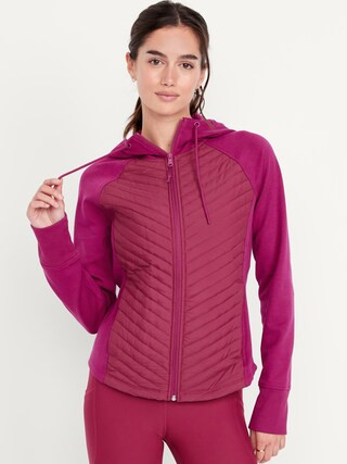 Dynamic Fleece Hybrid Zip Hoodie | Old Navy (US)