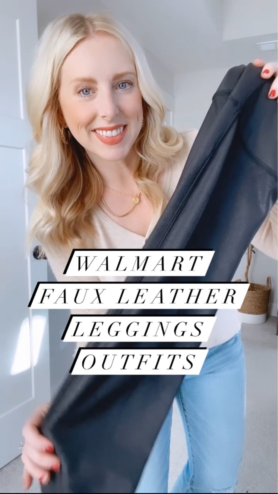 Instagram Reel, faux leather leggings, Walmart outfit, Walmart fashion, time and tru, plaid shirt jacket, plaid shacket, tunic sweater, tunic top, puffer vest, winter outfit 

#LTKstyletip #LTKsalealert #LTKunder50