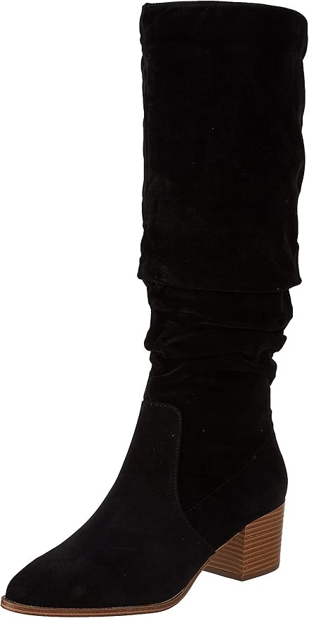 Amazon.com: Amazon Essentials Women's Tall Block Heel Boots, Black, 5 : Clothing, Shoes & Jewelry | Amazon (US)