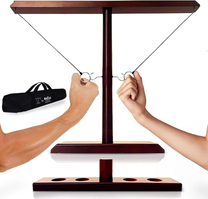 Swooc Games® - Battle Hooks XL Hook and Ring Game with Ladder - 20 Second Set Up - Hook and Ring... | Amazon (US)