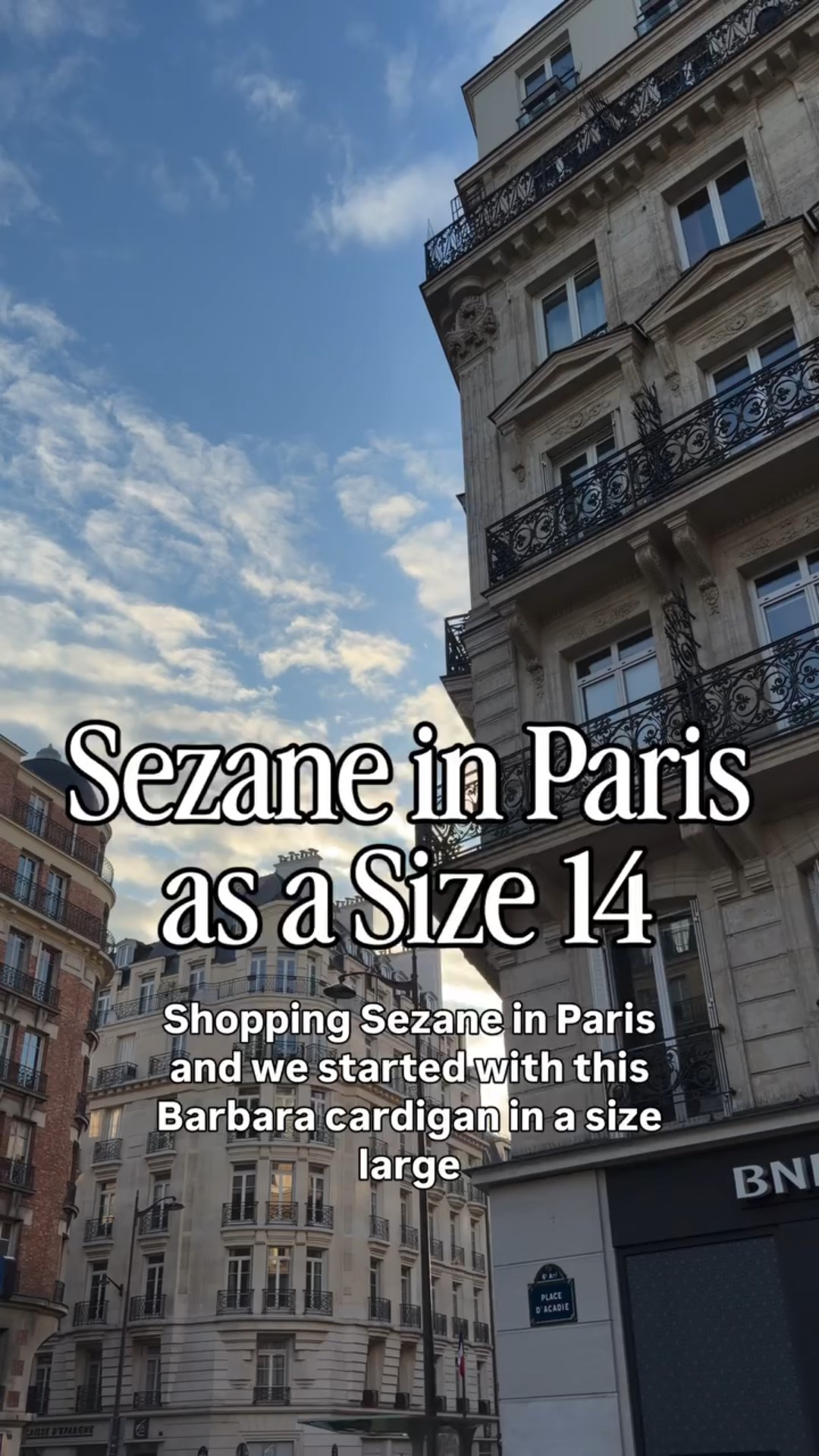Day two of #sezane in Paris as a midsize 14 and I found a couple of winners. While the wide leg jeans were too small, I think the cut would be really flattering in the right size (probably a 44 or 46, 12 or 14) despite having to have them hemmed- tall girls, these are your jeans! 

Short trench- 42
Peplum cardigan- L
Leopard cardigan- L
Wide leg jeans- 42
Gingham Pants- 12/44

The Paxton and Barbara came home with me, what are you shopping for at the moment?

#sezanelovers #midsizefashion #size14 #curvyfashion