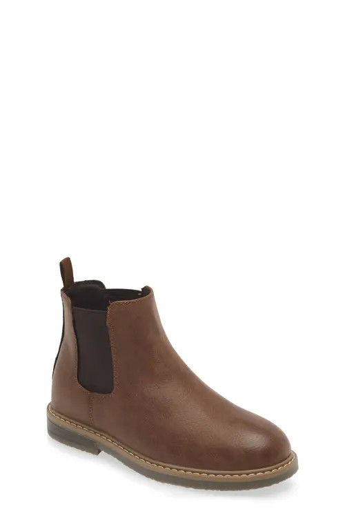 Nordstrom Kids' Chelsea Boot in Brown at Nordstrom, Size 12 M | Nordstrom