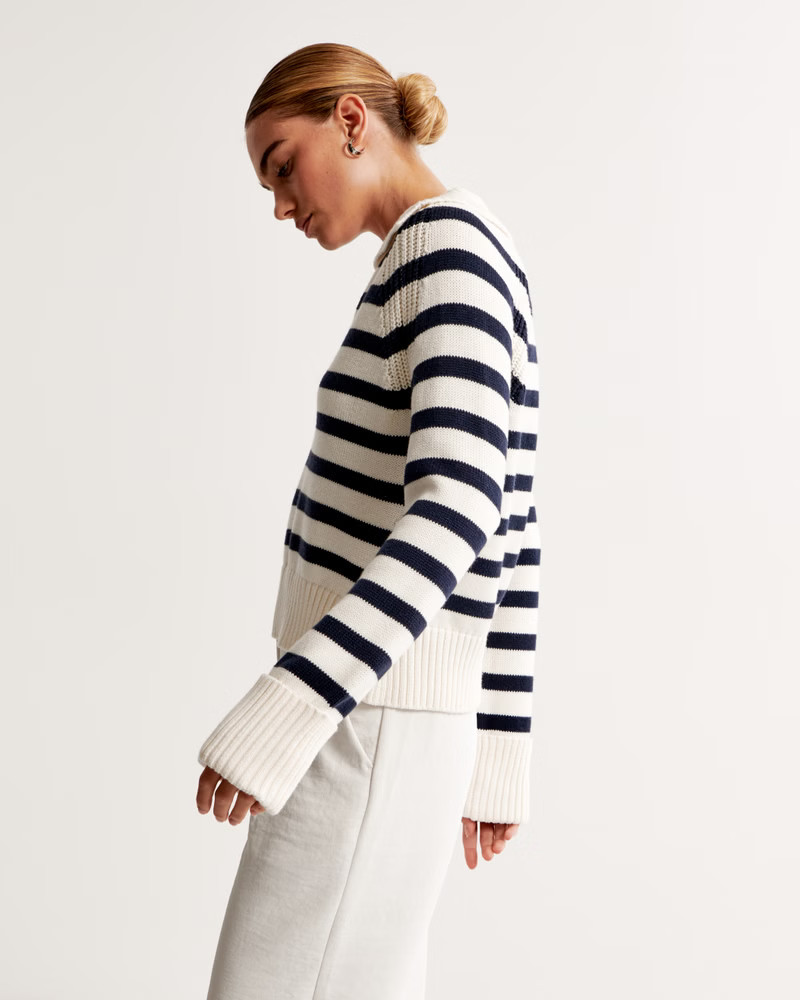 Notch-Neck Sweater | Abercrombie & Fitch (US)