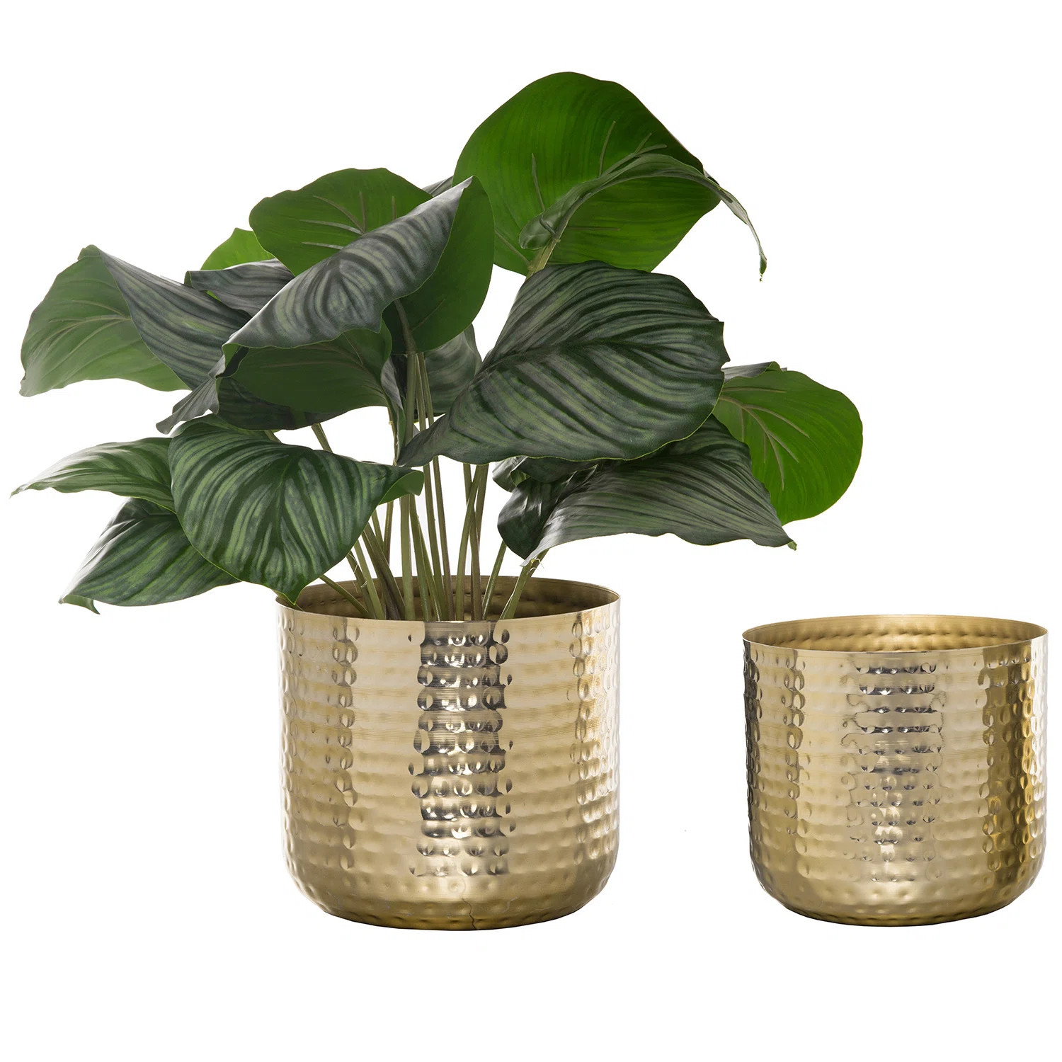 Akio Handmade Metal Pot Planter | Wayfair North America