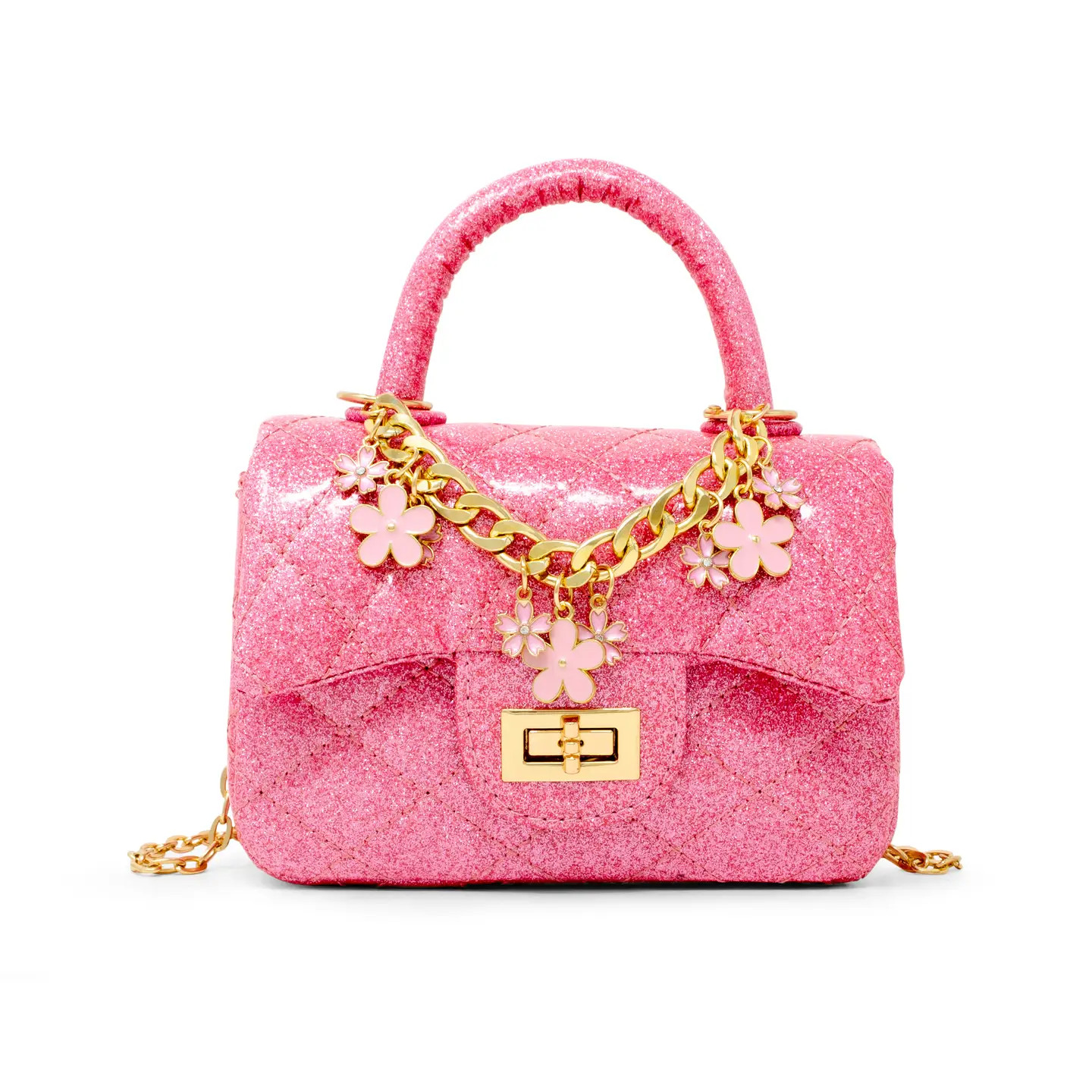 Zomi Gems Classic Sparkle Top Handbag- Bubblegum | JoJo Mommy