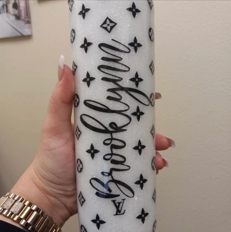 See Reviews Brown Glitter / Gold Decal  Designer Tumbler  - Etsy | Etsy (US)