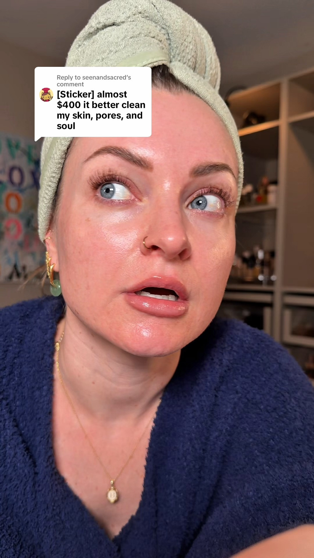 I don’t mean pores physically get smaller I just mean they look smaller 🥴 butttt seriously this is the best skincare product I’ve ever owned 😭 

 #LTKgrwm #LTKmorningroutine #LTKselfcare