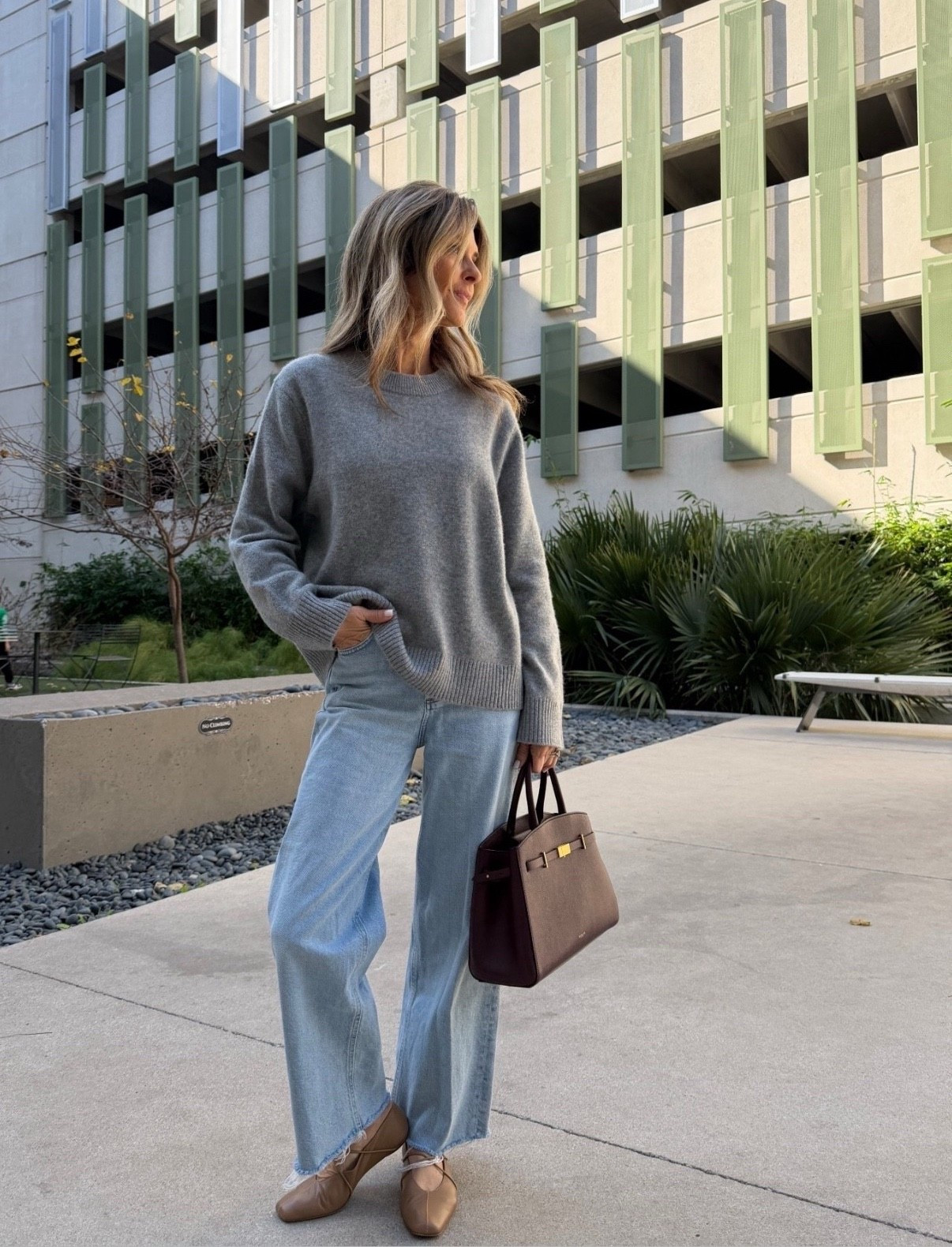 Casual look with a favorite sweater and jeans! 
Sweater sz S
Jeans TTS 
Long sleeve top sz S discount code LpxTc15
-Flats are with the hype! TTS
-Belt is 10/10!! 

#LTKSeasonal #LTKootd #LTKOver40