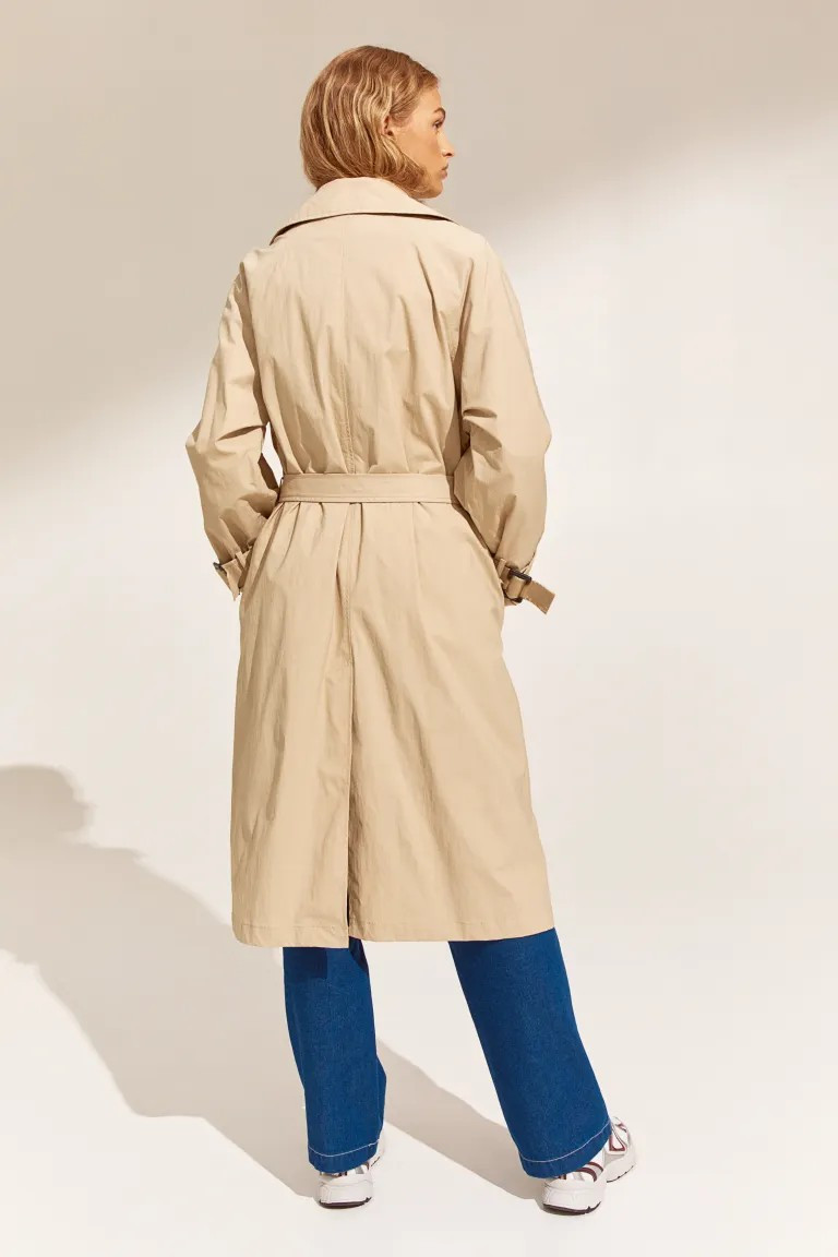 Zweireihiger Trenchcoat | H&M (DE, AT, CH, NL, FI)