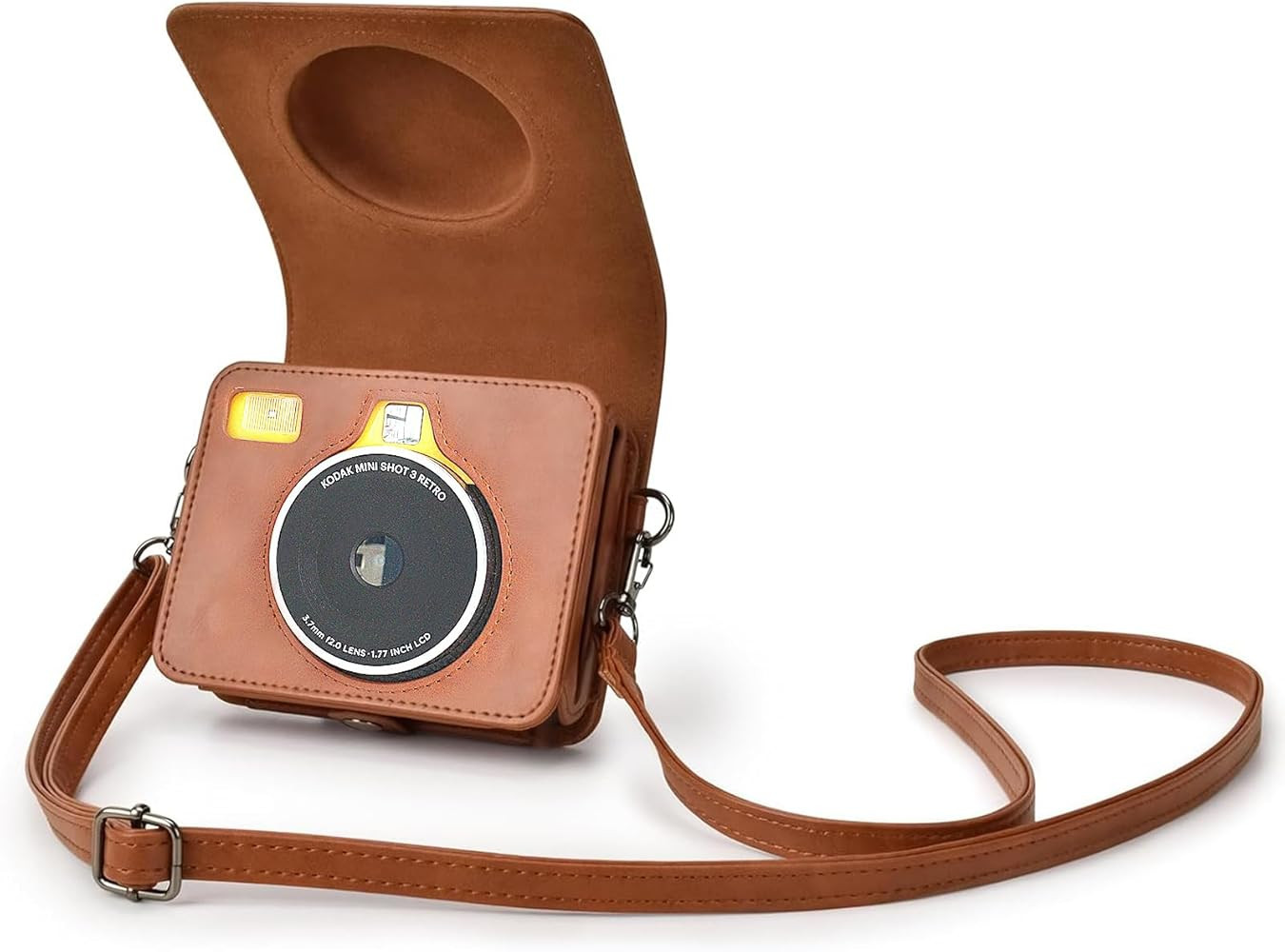 Rieibi Kodak Mini Shot 3 Retro Case (New Model), PU Leather Protective Case for Kodak Mini Shot 3... | Amazon (US)