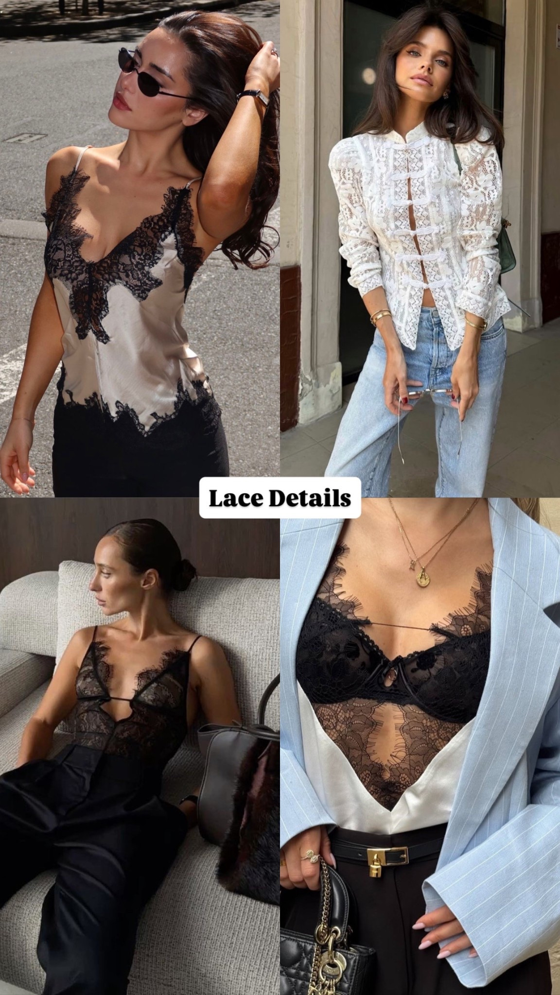 Lace details are one of the most feminine trends for 2026. This outfit adds a soft, romantic touch while still feeling modern and effortless.
#laceoutfit #femininedetails #2026fashion

#LTKSpringSale #LTKootd