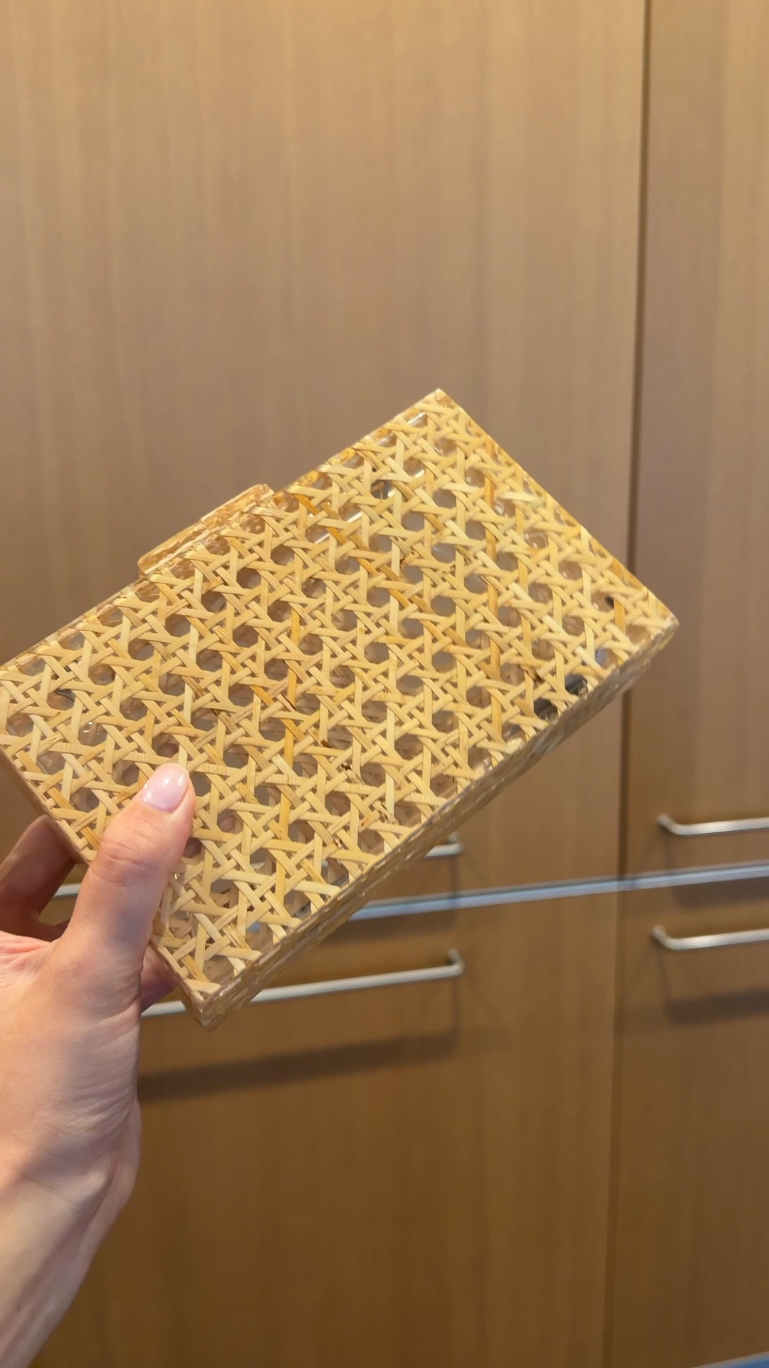 Acrylic rattan clutch that’s perfect for tropical vacation or summer nights out 

#LTKootd #LTKgrwm #LTKTravel