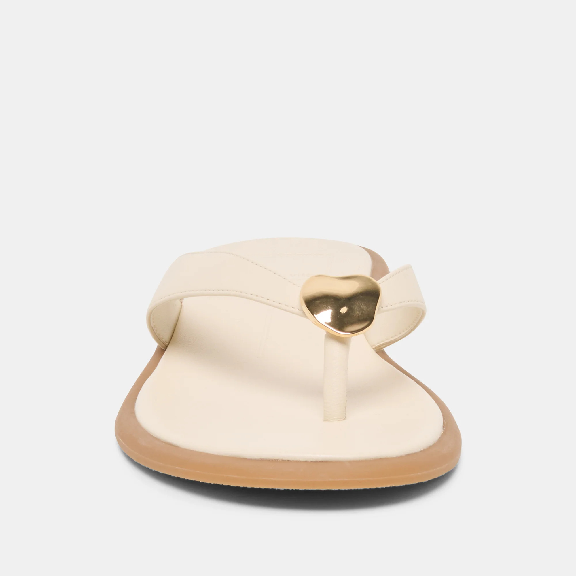 Jaina Sandals Bone Leather | DolceVita.com