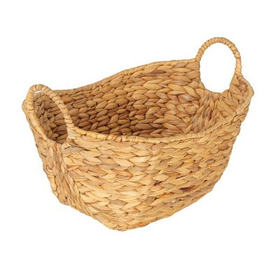 Household Essentials Water Hyacinth Basket with Handles | Target