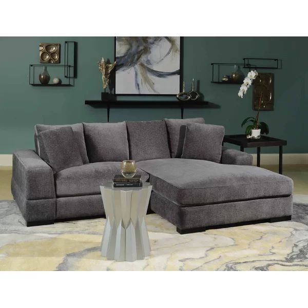 Royst 102" Wide Reversible Corner Sectional with Ottoman | Wayfair North America