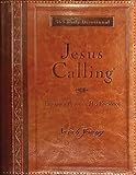 Jesus Calling, Large Text Brown Leathersoft, with full Scriptures: Enjoying Peace in His Presence... | Amazon (US)
