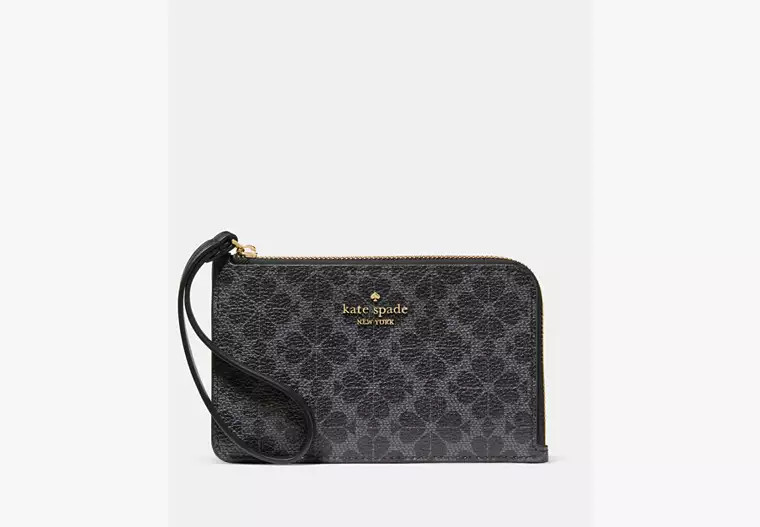 Lucy Spade Flower Small Card Holder Wristlet | Kate Spade Outlet | Kate Spade Outlet
