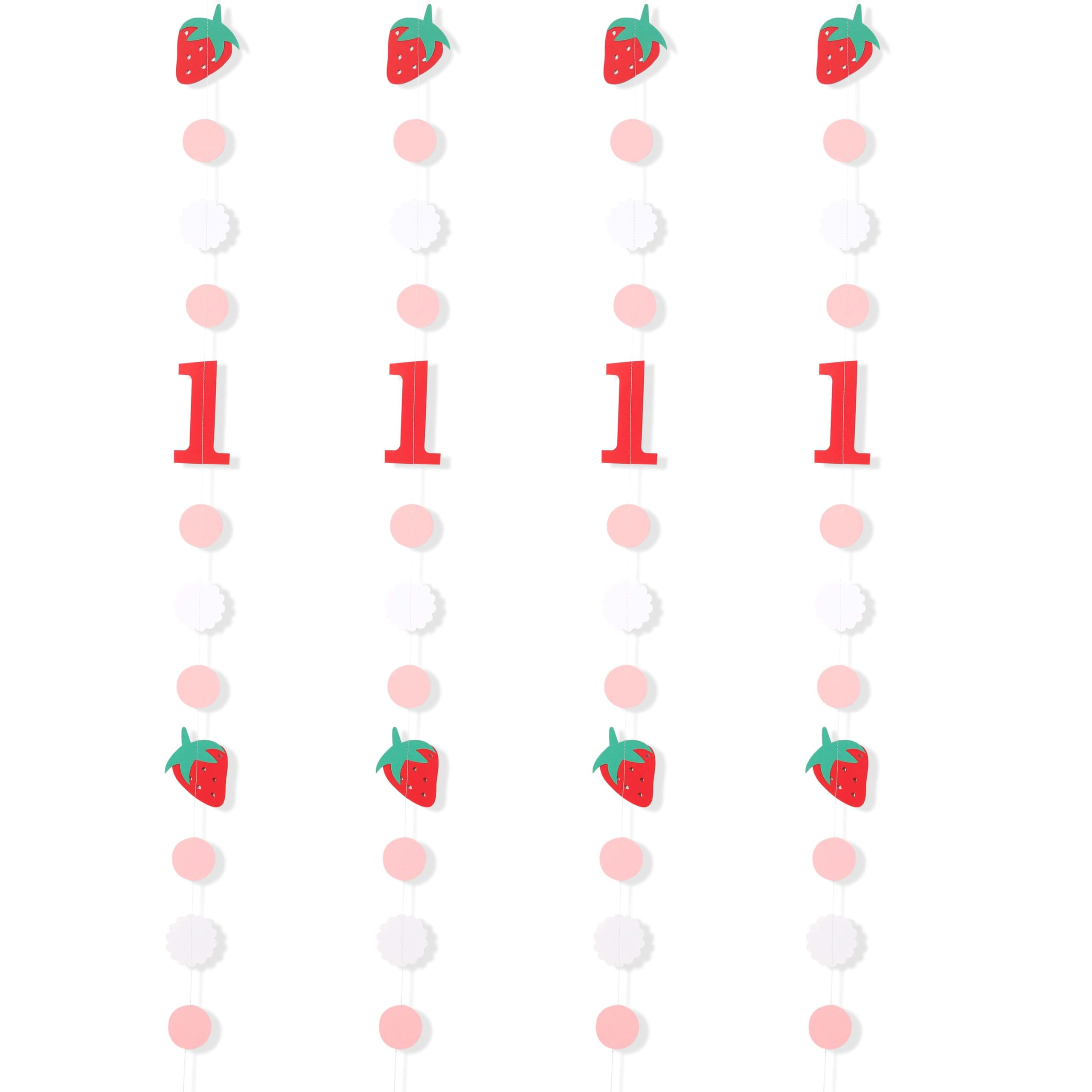 Berry 1st Birthday Banner - Strawberry Backdrop Decor,Strawberry First Birthday Decorations,Berry... | Amazon (US)