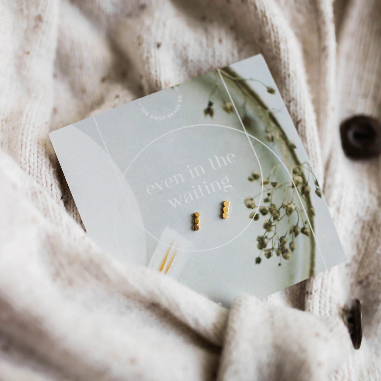 Even in the Waiting Earrings | The Daily Grace Co.