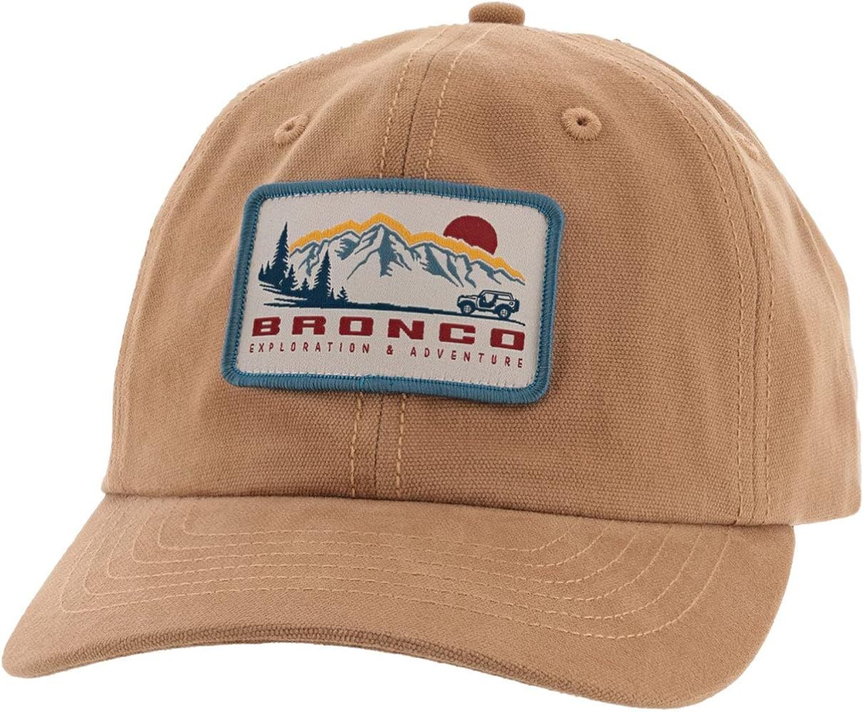 Ford Bronco Men's Unstructured Patch Slideback Hat, Brown, One Size | Amazon (US)