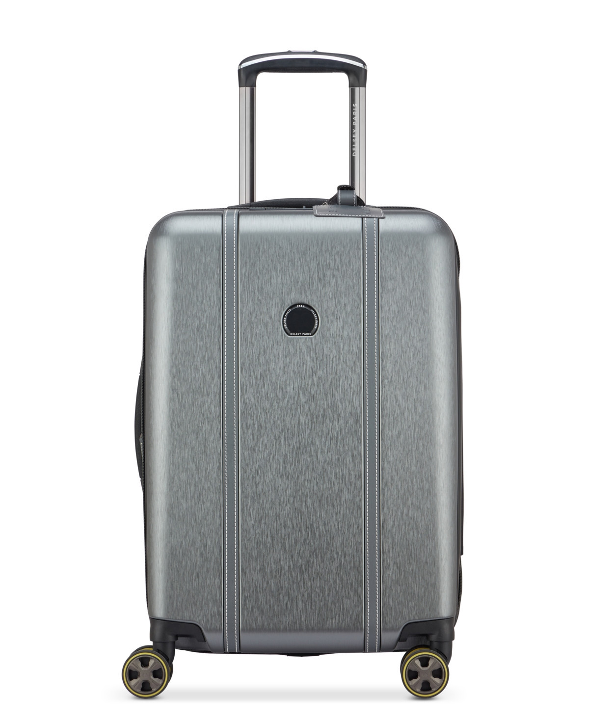 Delsey Paris Cadence 20'' Carry-On Expendal Spinner - Brushed Silver | Macy's