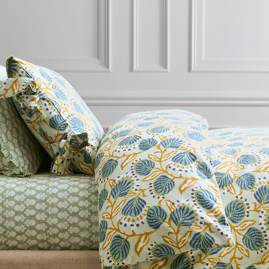 Vine Floral Duvet Cover & Shams | West Elm (US)