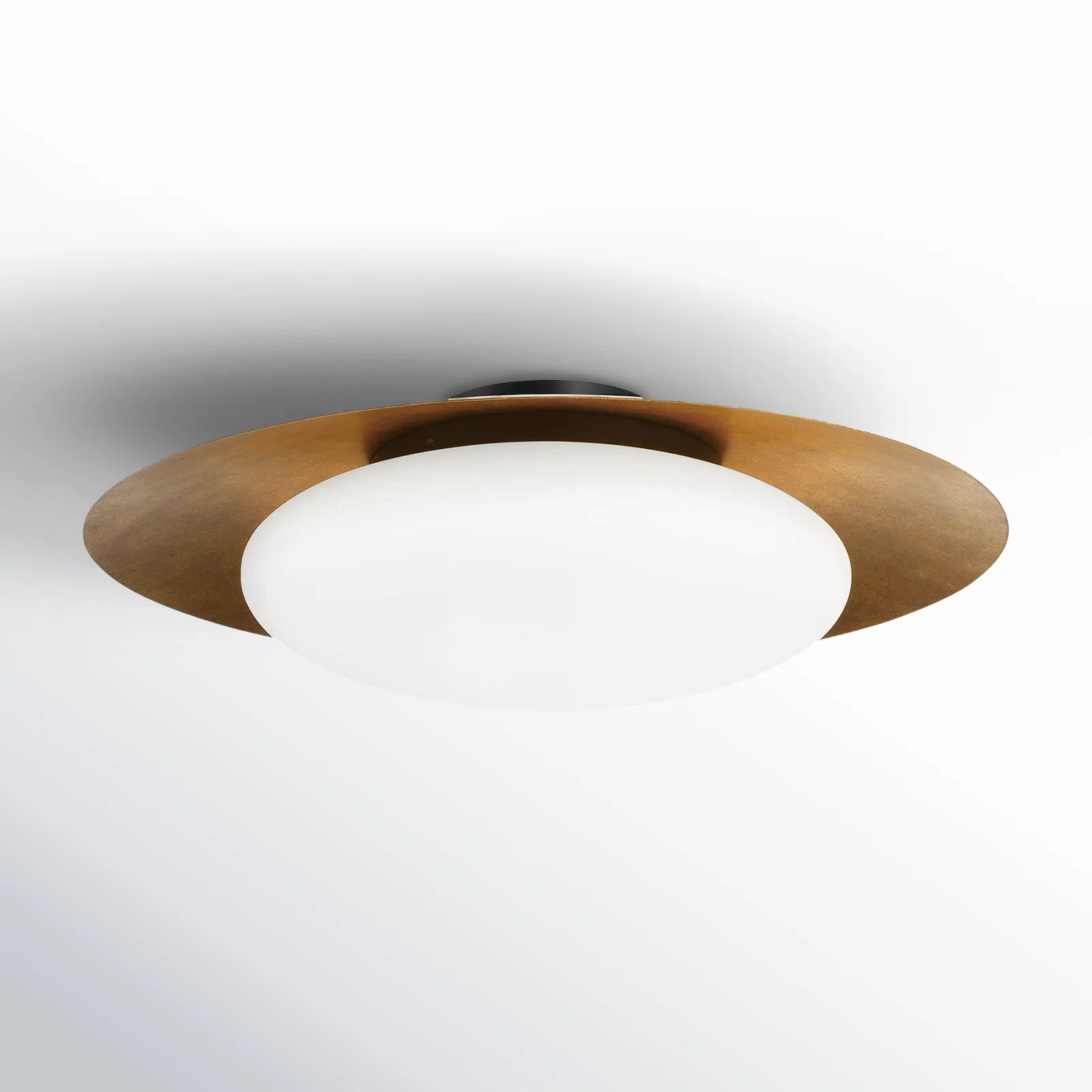 Haines Single Light Glass LED Flush Mount | Joss & Main