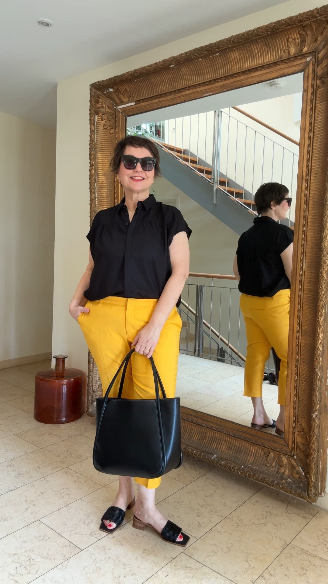 Summer vibes: Warum nicht mal eine gelbe Hose?

#LTKü50 #LTKplussize #LTKeurope